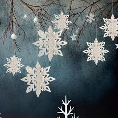 6pcs Winter Snowflake String Decoration Party Decor