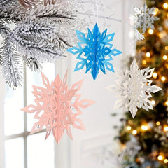 6pcs Winter Snowflake String Decoration Party Decor