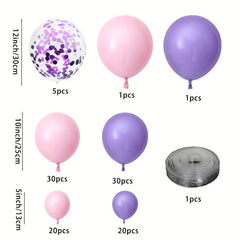 Pink & Purple Wedding Birthday Party Balloon Garland Arch Decoration