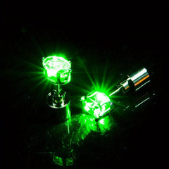 LED Light Ear Studs Glow Earrings Dance Party Supplies