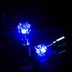 LED Light Ear Studs Glow Earrings Dance Party Supplies