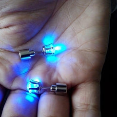 LED Light Ear Studs Glow Earrings Dance Party Supplies