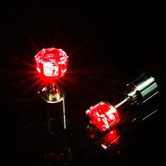 LED Light Ear Studs Glow Earrings Dance Party Supplies