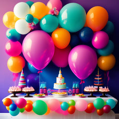 300pcs 25 4 Cm Rainbow Balloons | 15 Colors | Helium or Air Use