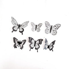 3D Butterfly Cake Topper Dark Queen Wedding Cake Decoration