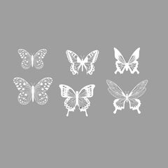 3D Butterfly Cake Topper Dark Queen Wedding Cake Decoration