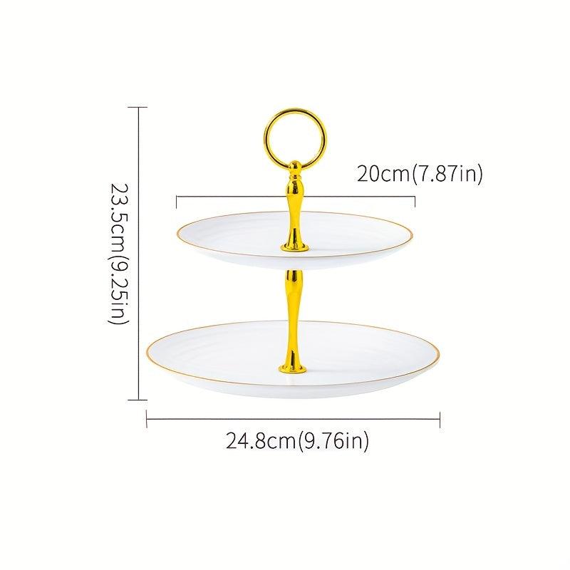 3 Tier Dessert Display Table Wave Edge Ideal for Weddings Holidays