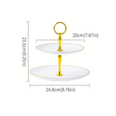 3 Tier Dessert Display Table Wave Edge Ideal for Weddings Holidays