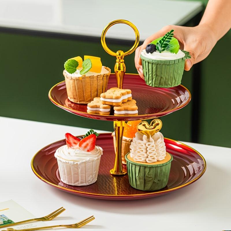 3 Tier Dessert Display Table Wave Edge Ideal for Weddings Holidays
