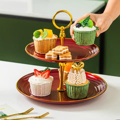 3 Tier Dessert Display Table Wave Edge Ideal for Weddings Holidays