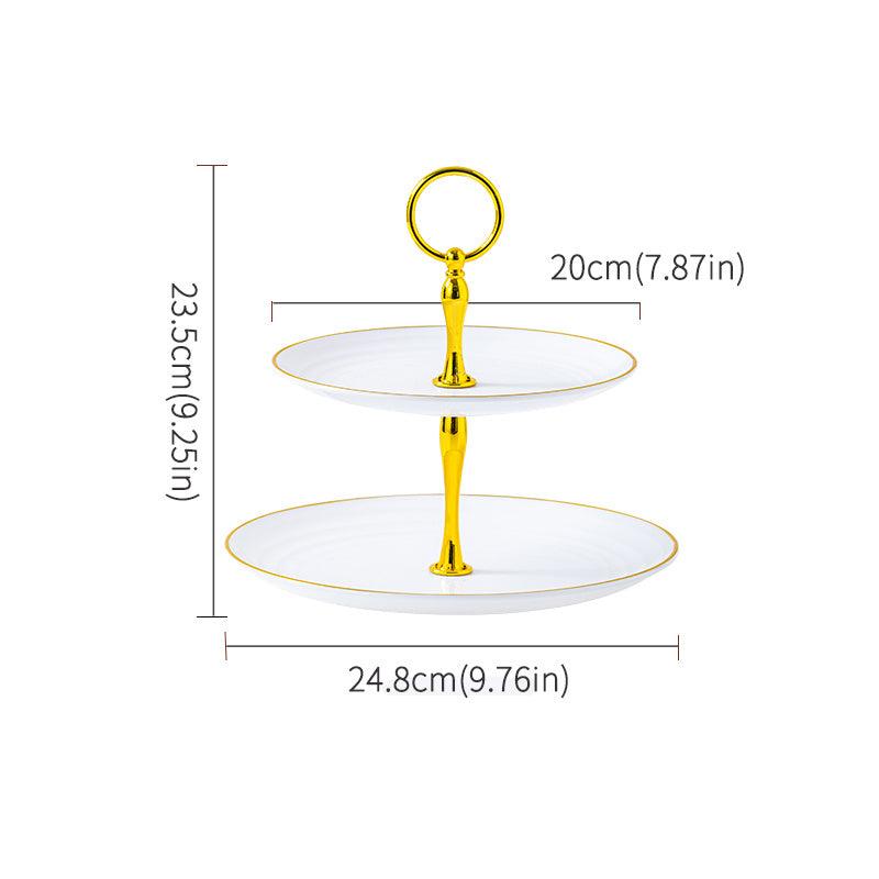 3 Tier Dessert Display Table Wave Edge Ideal for Weddings Holidays