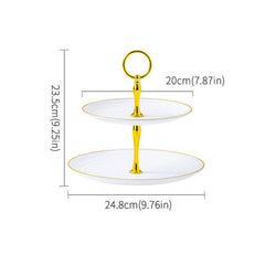 3 Tier Dessert Display Table Wave Edge Ideal for Weddings Holidays