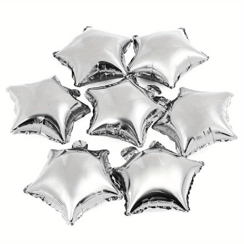 10pc Star Balloon 25 Gold Foil Mylar Birthday Baby Shower Christmas Party Decor