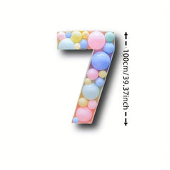 1pc 73cm 19 Balloon Number Board Birthday Balloon Filling Box
