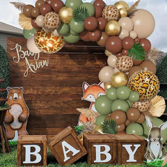 Wild Animal Balloon Garland Set for Party