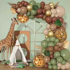 Wild Animal Balloon Garland Set for Party