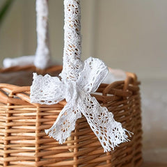 Wedding Flower Girl Basket Decoration Living Room Floral Arrangement
