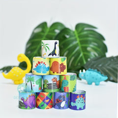 10pcs Dinosaur Jurassic Slap Bracelets for Party