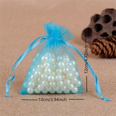100 Organza Jewelry Bags Wedding Party Gift Candy Fruit Insect Mesh Pouch