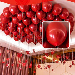 20pcs Ruby Red Latex Balloons Wedding Birthday Party Decoration