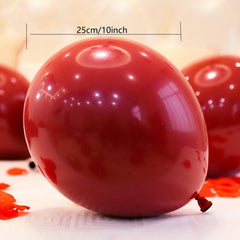 20pcs Ruby Red Latex Balloons Wedding Birthday Party Decoration