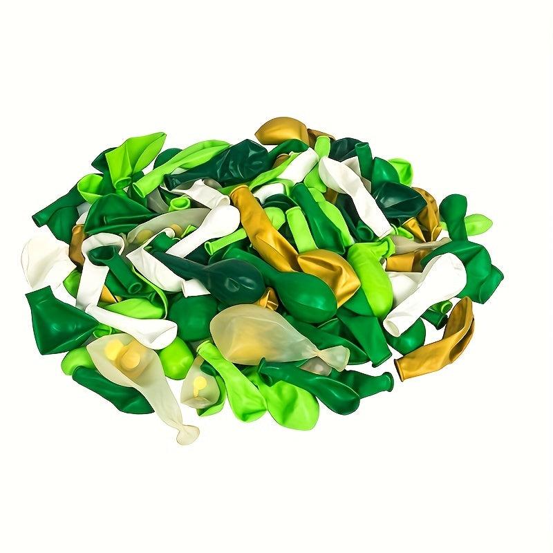 140pcs Green Balloon Garland Arch Kit Jungle Safari Party Baloon