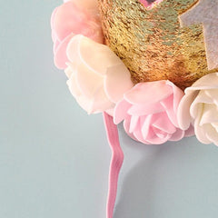 1st Birthday Flower Party Hat - Adorable Headpiece for Holiday Parties & Photos