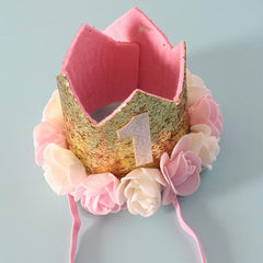 1st Birthday Flower Party Hat - Adorable Headpiece for Holiday Parties & Photos