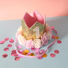 1st Birthday Flower Party Hat - Adorable Headpiece for Holiday Parties & Photos
