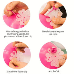 10pcs Balloon Clip Holiday Decor Balloon Accessories Wedding Party Supplies