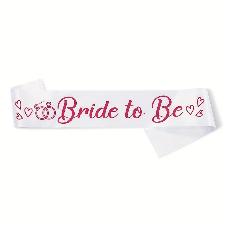 Bride To Be Groom To Be Sash Team Groom Team Bride Bridesmaid