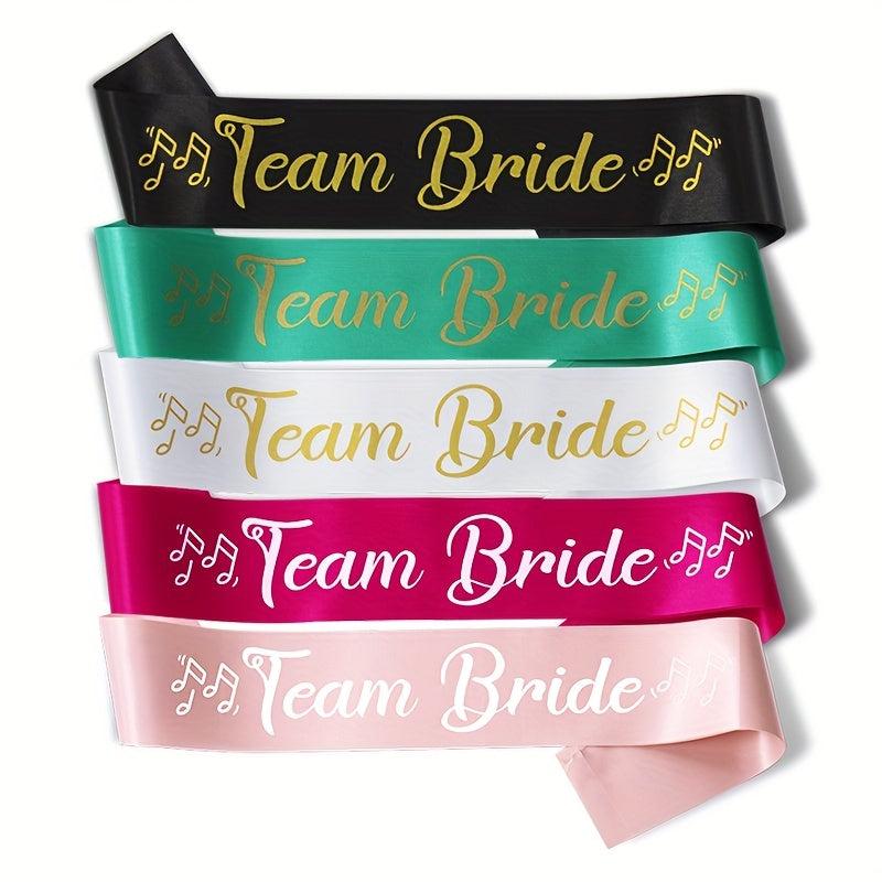 Bride To Be Groom To Be Sash Team Groom Team Bride Bridesmaid