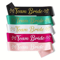 Bride To Be Groom To Be Sash Team Groom Team Bride Bridesmaid