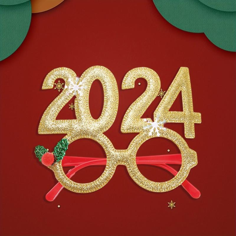Christmas Glasses Frames Costume Eyeglasses Xmas Party Favors