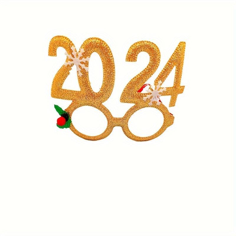Christmas Glasses Frames Costume Eyeglasses Xmas Party Favors