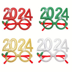 Christmas Glasses Frames Costume Eyeglasses Xmas Party Favors