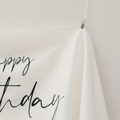 Happy Birthday Hanging Cloth Poster Party Decoration Forest Theme