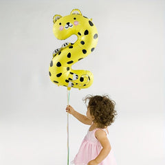 1pc 40 inch Animal Number Birthday Party Balloons