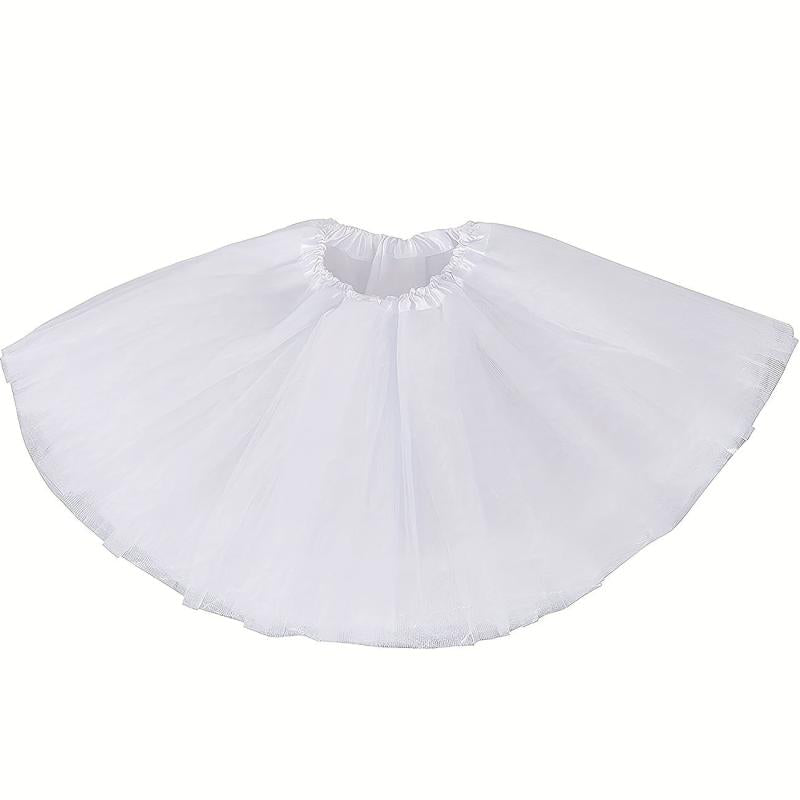 Women's Teen Tutu Skirt Elastic Layered Tulle For Parties Ballet Dancing