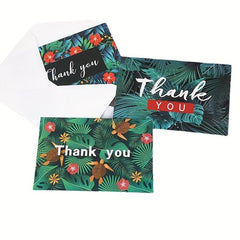 6pcs Christmas Mid Autumn Thanksgiving Thank You Card Greeting Card