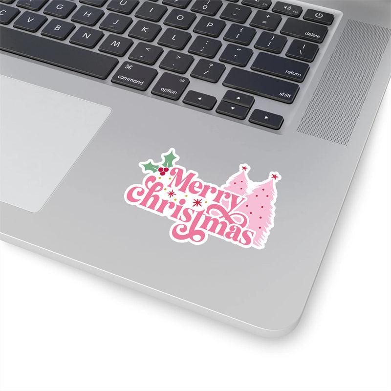 Pink Christmas Sticker Set - Car Laptop Guitar Waterproof Navidad Creative