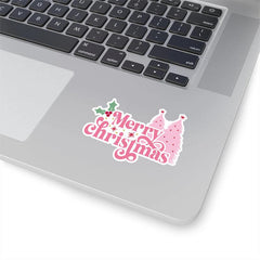 Pink Christmas Sticker Set - Car Laptop Guitar Waterproof Navidad Creative