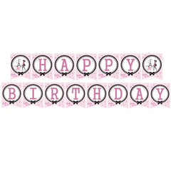 Paris Girl Themed Party Tableware Set