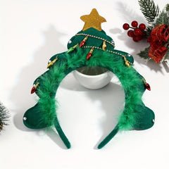 Christmas Tree Headband For Girls Christmas Performances