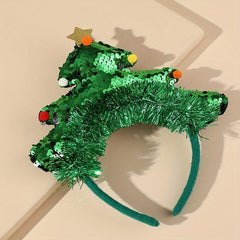 Christmas Tree Headband For Girls Christmas Performances