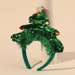 Christmas Tree Headband For Girls Christmas Performances