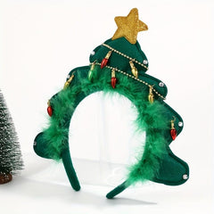 Christmas Tree Headband For Girls Christmas Performances