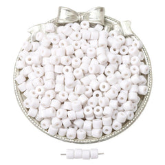 50pcs Acrylic Colorful Cylindrical Beads for DIY Macaron Bracelet