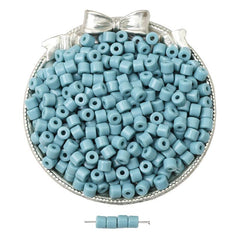 50pcs Acrylic Colorful Cylindrical Beads for DIY Macaron Bracelet
