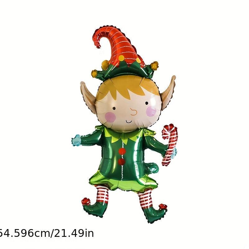 Christmas Cartoon Foil Balloon Large Standing Party Decor